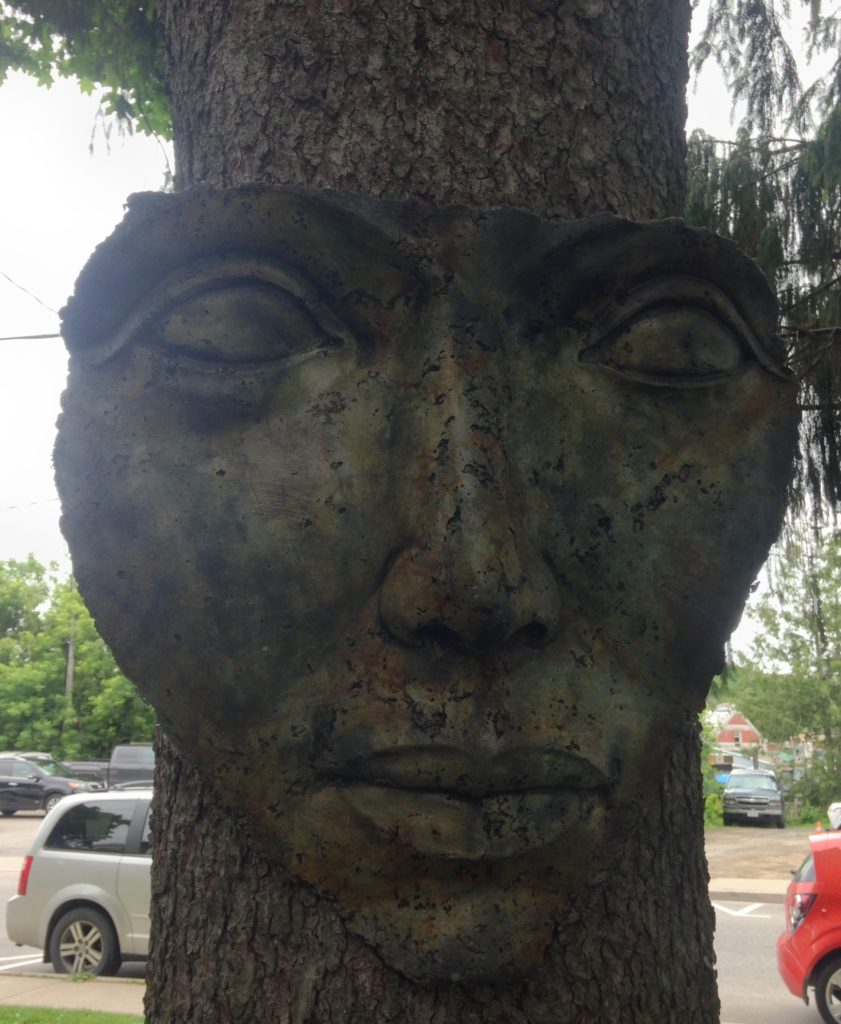 Garden Art- Tree Face